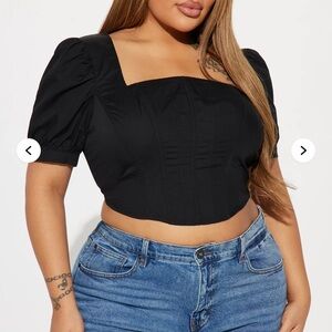 Fashion Nova Timeless Corset Top - XL